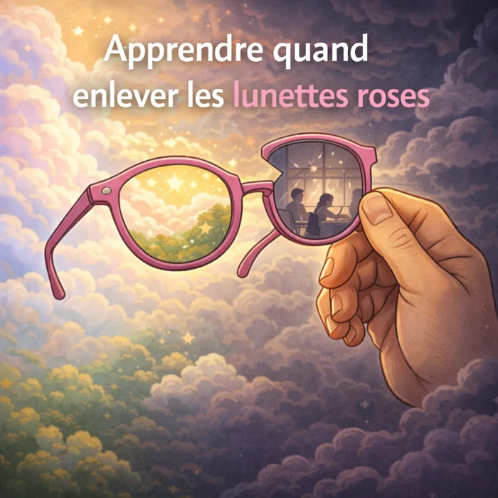 Apprendre quand enlever les lunettes roses