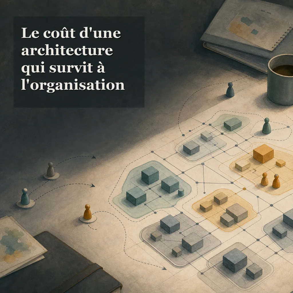 Le co&ucirc;t d'une architecture qui survit &agrave; l'organisation